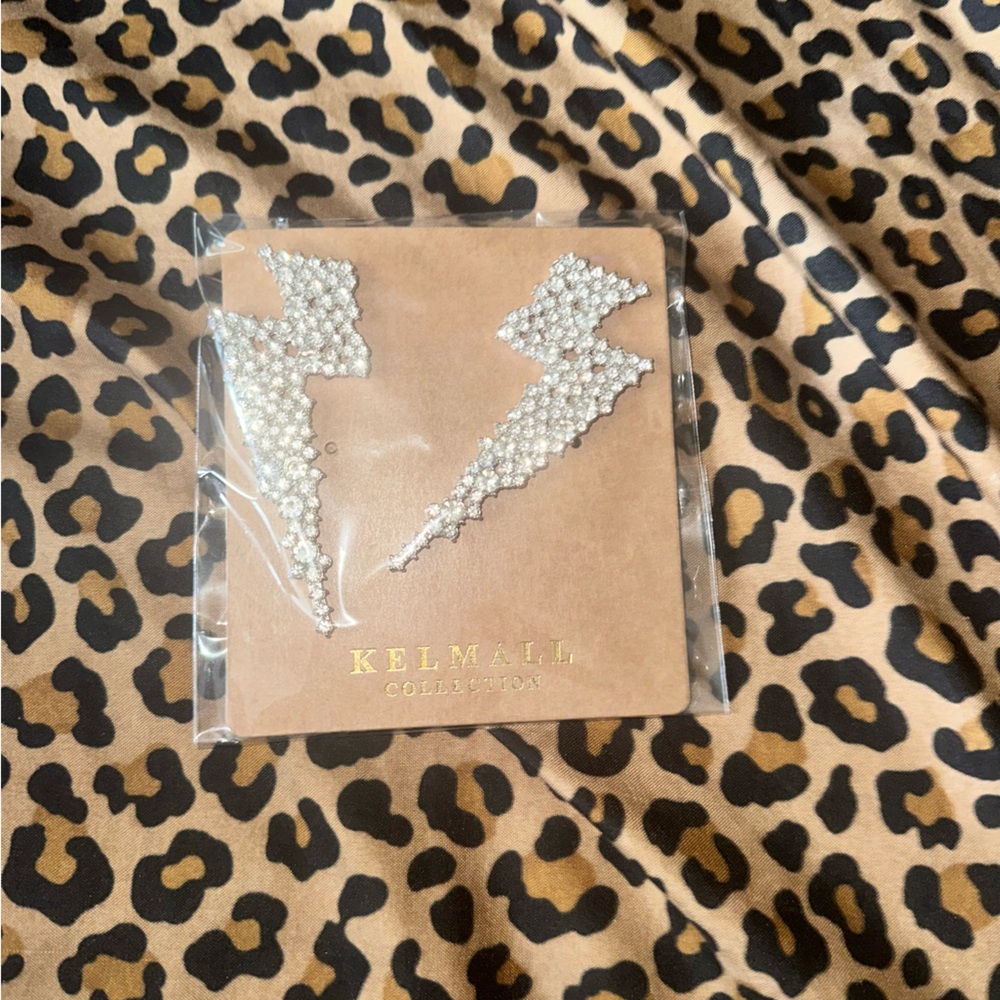 Lightning bolt earrings